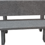 Park Bench 4-0x1-2x0-2 AP China Grey Back 4-0x0-2x1-2; (2) Legs 1-8x0-2.5x2-6