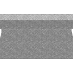 Cremation Pedestal Bench 3-0x1-2x0-4 AP China Grey Pedestal 2-6x0-10x1-2 w/ (2) 6"x8" Core Holes