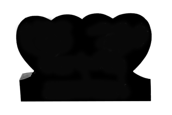 HRT020APJB.png Double Heart 3-0x0-6x2-0 AP Jet Black Contour Only - Image 1