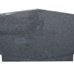 Rooftop w/ Chamfers 4-0x0-8x2-4 AP Dark Cloud Grey Chamfers and 3/4" Recess on Front Only, Checks on Bottom