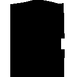 Serptop w/Notch 2-0x0-6x3-0 P5 Jet Black w/Notch to fit seat