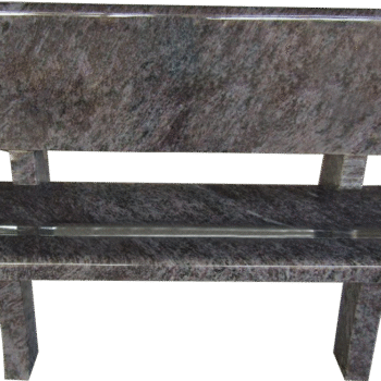 Park Bench 4-0x1-2x0-2  AP Bahama Blue Back 4-0x0-2x1-2; (2) Legs 1-8x0-2.5x2-6