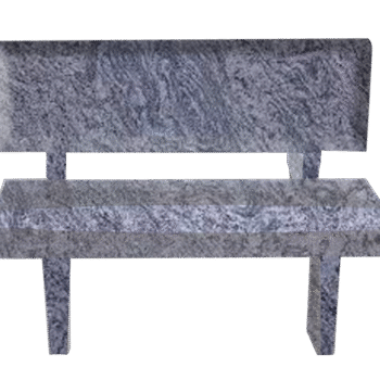 Park Bench 3-0x1-2x0-2 AP Bahama Blue Back 3-0x0-2x1-2; (2) Legs 1-8x0-2.5x2-6