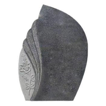 Design 18012 Rounds & Rose 2-6x0-6x3-6 AP Dark Cloud Grey Sawn Panel w/ Raised Carved Rose w/ Antique Finish Stippled Rounds