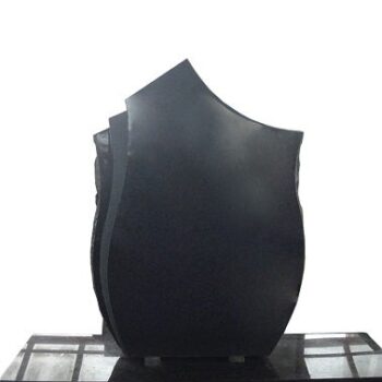 Design 31357 2-2x0-6x3-0 Custom Finish/BRP Dark Cloud Grey Right profile polished, Middle profile stippled front & top Left profile polished front & top, Sawn contour top