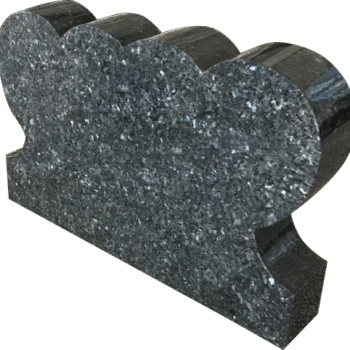 Double Heart 3-0x0-6x2-0 AP Blue Pearl Contour Only