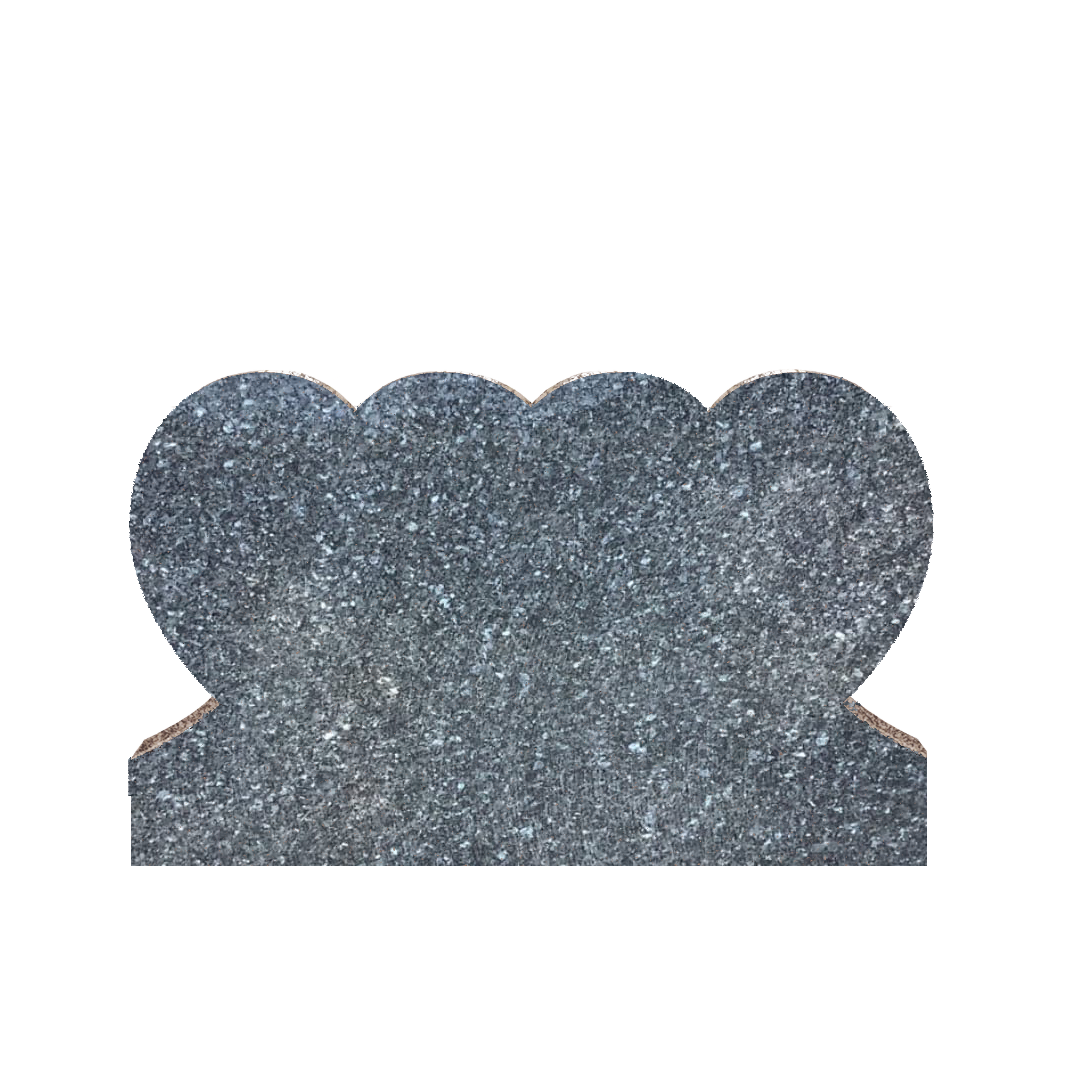 HRT020P2BP.png * Double Heart 3-0x0-6x2-0 P2/BRP Blue Pearl Contour Only - Image 1