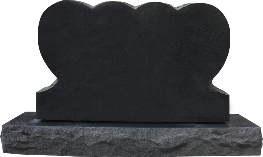 HRT026P2DCG.png Double heart 3-6x0-6x2-2 P2/BRP Dark Cloud Grey - Image 1