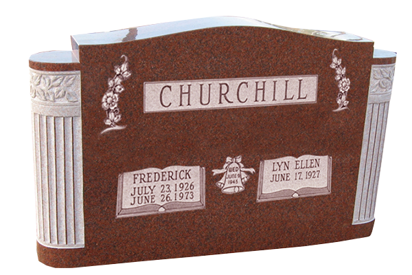 SFF038P5IR.png Serptop w/ flutes and flowers 4-0x0-8x2-6 P5 IndiaRed - Image 1