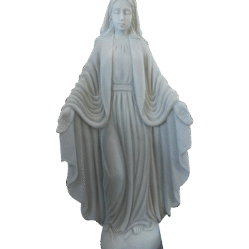 Mary Statue 0-11x0-6x2-0 White Marble