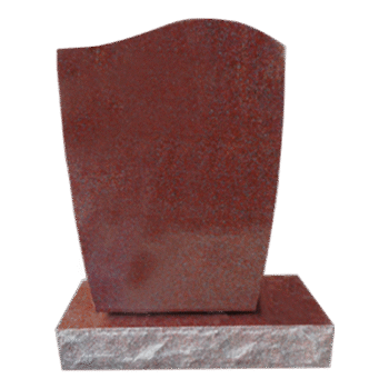 * Tall Wave Design 2-2x0-6x3-0 All Polished India Red